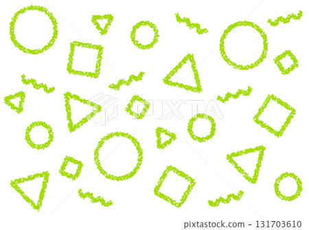 Crayon material: A pop background with geometric patterns Crayon material: A pop background with geometric patterns 131703610