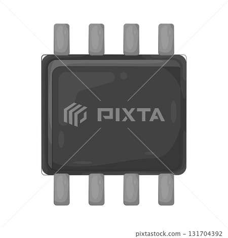 Illustration of microcontroller  131704392