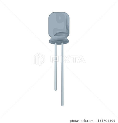 Illustration of capacitor  131704395