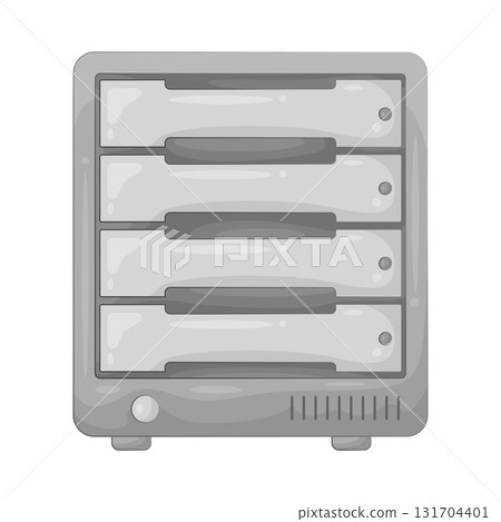 Illustration of server rack Illustration of server rack 131704401