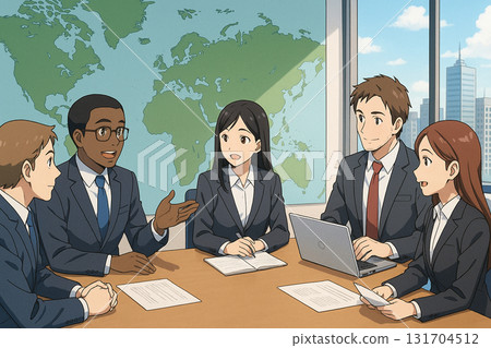 A woman wearing a T-shirt is posing with a smile 131704512