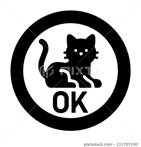 Cat OK icon Cat OK icon 131705100