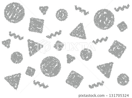 Crayon material: A pop background with geometric patterns 131705324