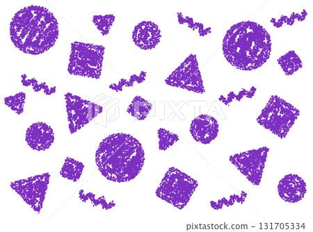 Crayon material: A pop background with geometric patterns Crayon material: A pop background with geometric patterns 131705334