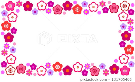 框架空白梅花 131705405