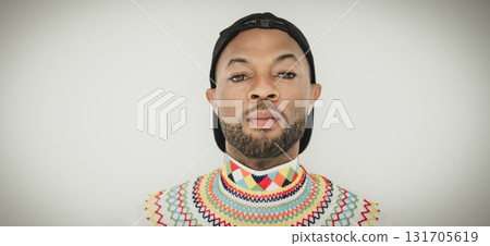 Portrait of black fashion American wearing great looking clothes Portrait of black fashion American wearing great looking clothes 131705619