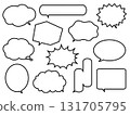 Simple speech bubble set 131705795