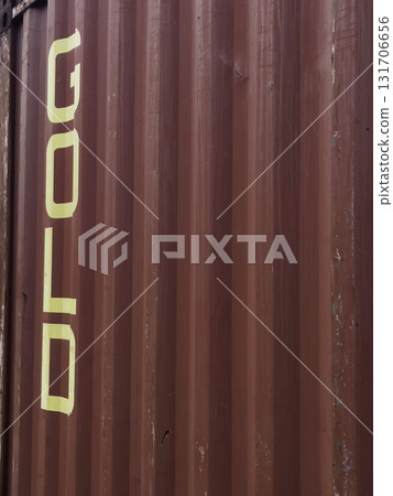Gold business shipping cargo containers 131706656