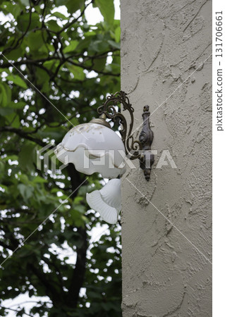 Exterior and interior of cafe restaurant 131706661