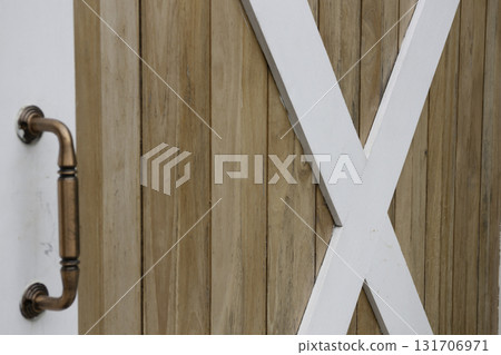 Exterior and interior of cafe restaurant 131706971