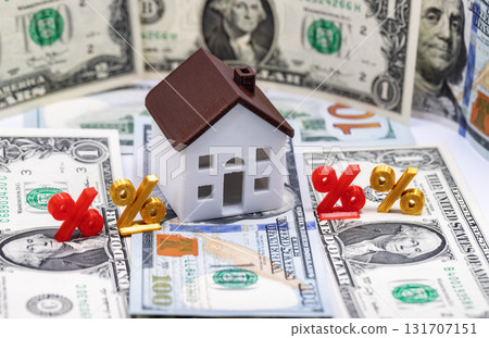 Concept: change in the interest rate on mortgage lending 131707151