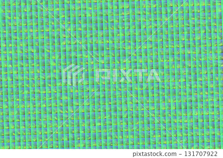 Green futuristic square rectangle patterns.Outer ornament Green futuristic square rectangle patterns.Outer ornament 131707922