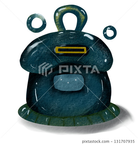 Blue Teapot So Cute 131707935