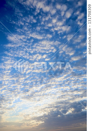 Autumn sunrise sky 131708309