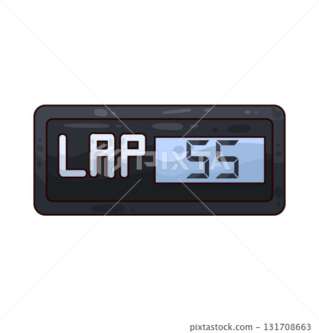 illustration of Lap Counter illustration of Lap Counter 131708663
