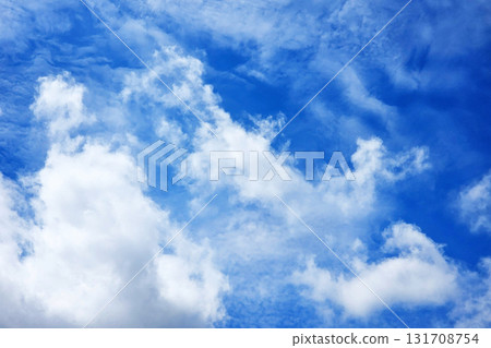 Blue Sky With White Clouds. 131708754