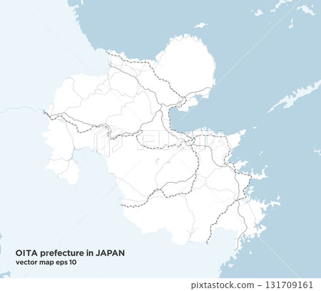 日本大分縣簡易公路地圖 日本大分縣簡易公路地圖 131709161