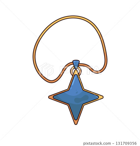 illustration of Star Pendant illustration of Star Pendant 131709356