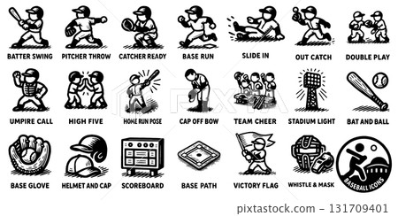 棒球圖示集,棒球圖示集合 棒球圖示集,棒球圖示集合 131709401