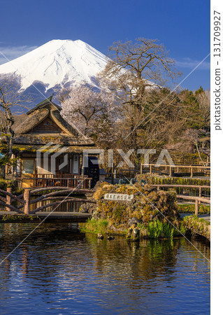 [山梨縣_忍野村] 初春忍野八海和富士山 4月 131709927