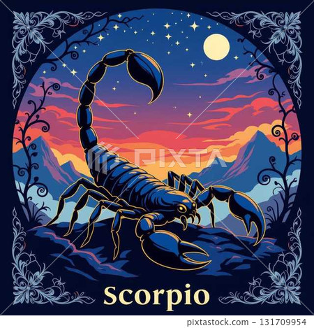 星座系列【天蠍座】《天蠍座：潛伏在黃昏的力量》 131709954