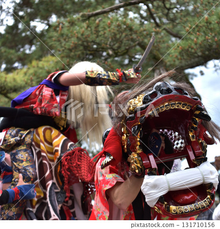 Toyama Prefecture, Shinminato Lion Dance Performance (Hojozu Hachiman Shrine) Toyama Prefecture, Shinminato Lion Dance Performance (Hojozu Hachiman Shrine) 131710156