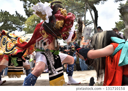 Toyama Prefecture, Shinminato Lion Dance Performance (Hojozu Hachiman Shrine) 131710158