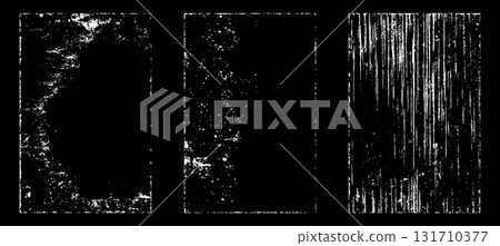 Black and white grunge. Distress overlay texture. Abstract surface dust and rough dirty wall background concept. Distress illustration simply place over object to create grunge effect. Vector EPS10. 131710377