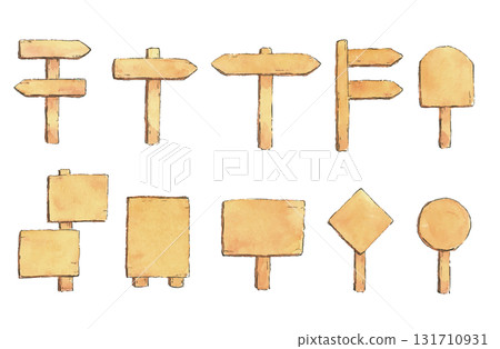 Hand-drawn sign icon 131710931