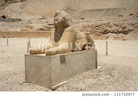Mortuary Temple of Hatshepsut Carved into a Cliffside Mortuary Temple of Hatshepsut Carved into a Cliffside 131710977