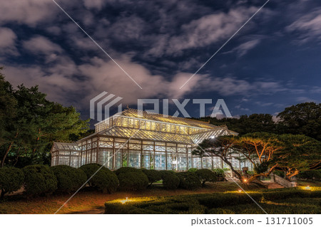 Daeonsil or Changgyeonggung Green House at Night Daeonsil or Changgyeonggung Green House at Night 131711005