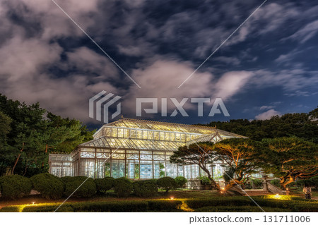 Daeonsil or Changgyeonggung Green House at Night 131711006