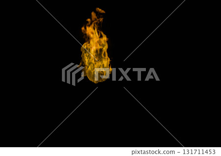 Yellow flaming fireball Yellow flaming fireball 131711453