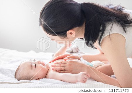 Baby and mother Baby and mother 131711773