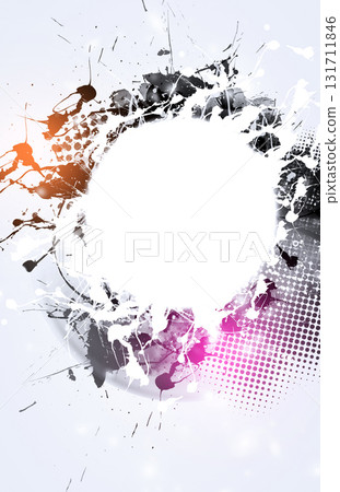 house music watercolor poster 131711846