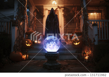 Halloween mystery concept, Generative AI 131711982