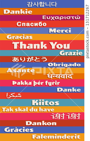 Colorful Thank You Poster in Many Languages Celebrating Global Diversity and Multicultural Unity Colorful Thank You Poster in Many Languages Celebrating Global Diversity and Multicultural Unity 131712267