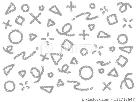 Crayon material: A pop background with geometric patterns 131712647