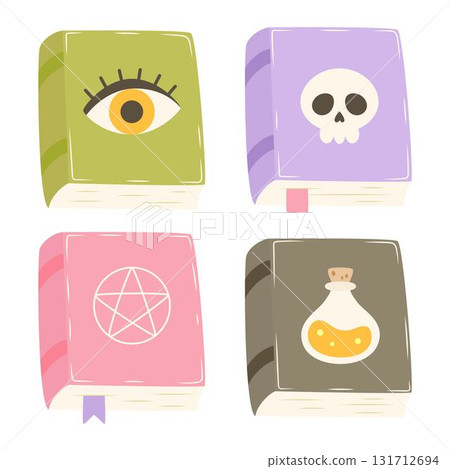 set of magic spell books set of magic spell books 131712694