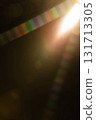 Abstract sun flare. The lens flare is subject to digital correction 131713305