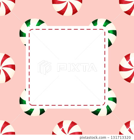 Peppermint Swirl Background Square Frame Peppermint Swirl Background Square Frame 131713320