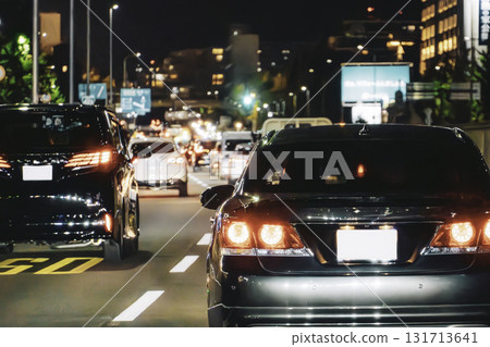 urban night traffic 131713641
