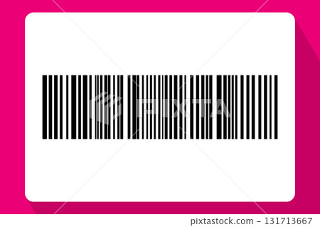 Barcode isolated on color background. Code stripes sticker. Barcode labels, customers qr code 131713667