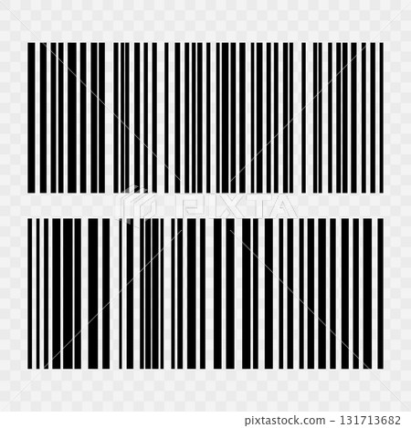 Barcode isolated on white background. Code stripes sticker. Barcode labels, customers qr code Barcode isolated on white background. Code stripes sticker. Barcode labels, customers qr code 131713682