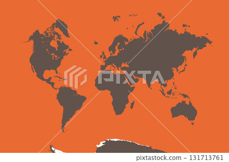 World Map, sign silhouette. World Map Globe. Vector Illustration isolated on transparent background World Map, sign silhouette. World Map Globe. Vector Illustration isolated on transparent background 131713761
