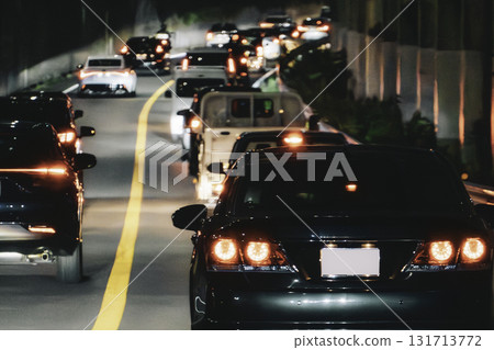 urban night traffic 131713772