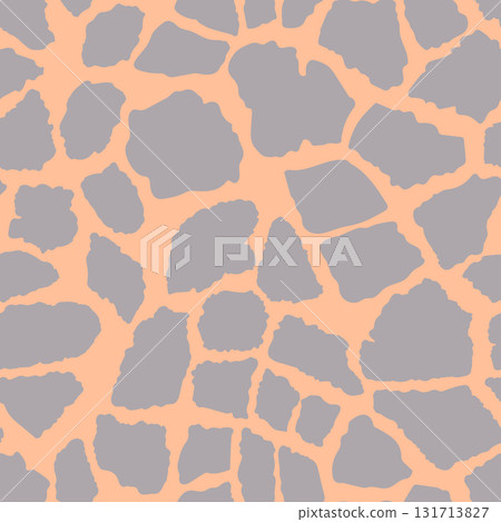 Abstract modern giraffe seamless pattern. Animals trendy background. Colorful decorative vector stock illustration for print, card, postcard, fabric, textile. Modern ornament of stylized skin 131713827