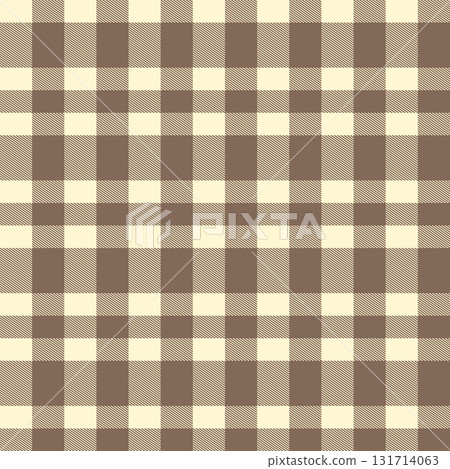 Brown Scotland textile seamless pattern. Fabric texture check tartan plaid. Abstract geometric background for cloth, card, fabric. Monochrome graphic repeating design. Modern squared ornament Brown Scotland textile seamless pattern. Fabric texture check tartan plaid. Abstract geometric background for cloth, card, fabric. Monochrome graphic repeating design. Modern squared ornament 131714063