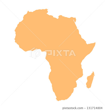 Map of Africa, sign silhouette. World Map Globe. Vector Illustration isolated on transparen background. African continent Map of Africa, sign silhouette. World Map Globe. Vector Illustration isolated on transparen background. African continent 131714804