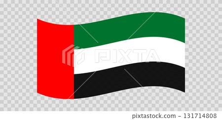 Flag of United Arab Emirates. Arabian national symbol in official colors. Template icon. Abstract vector background Flag of United Arab Emirates. Arabian national symbol in official colors. Template icon. Abstract vector background 131714808